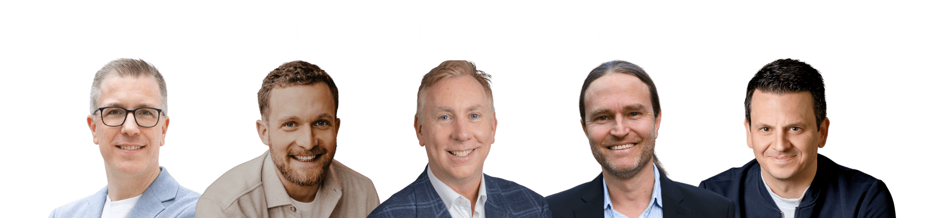 Meet your keynote speakers David Robinson, Florian Heretsch, Stefan Steinle